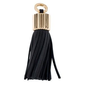 India Hicks leather tassel keychain NWOT